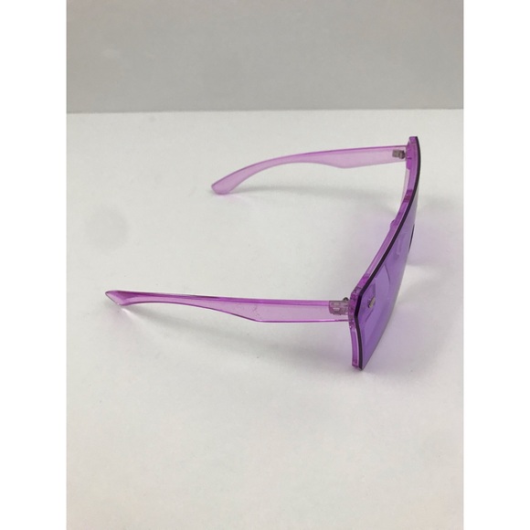 Flat Top Shield Sunglasses - Picture 4 of 5